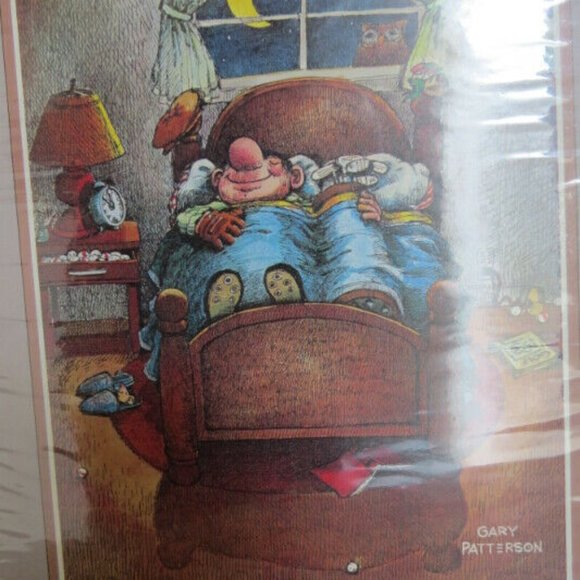 Vintage Gary Patterson The Golf Lover Print - Picture 3 of 4